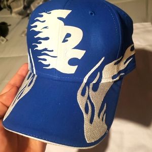 Flame trucker hat